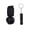 Black, variant on Loud Bear Bells with Emergencies Whistles Set Outdoor Camping Alarm Bear Bells Whistles Outdoor Hiking Accessories Enduring