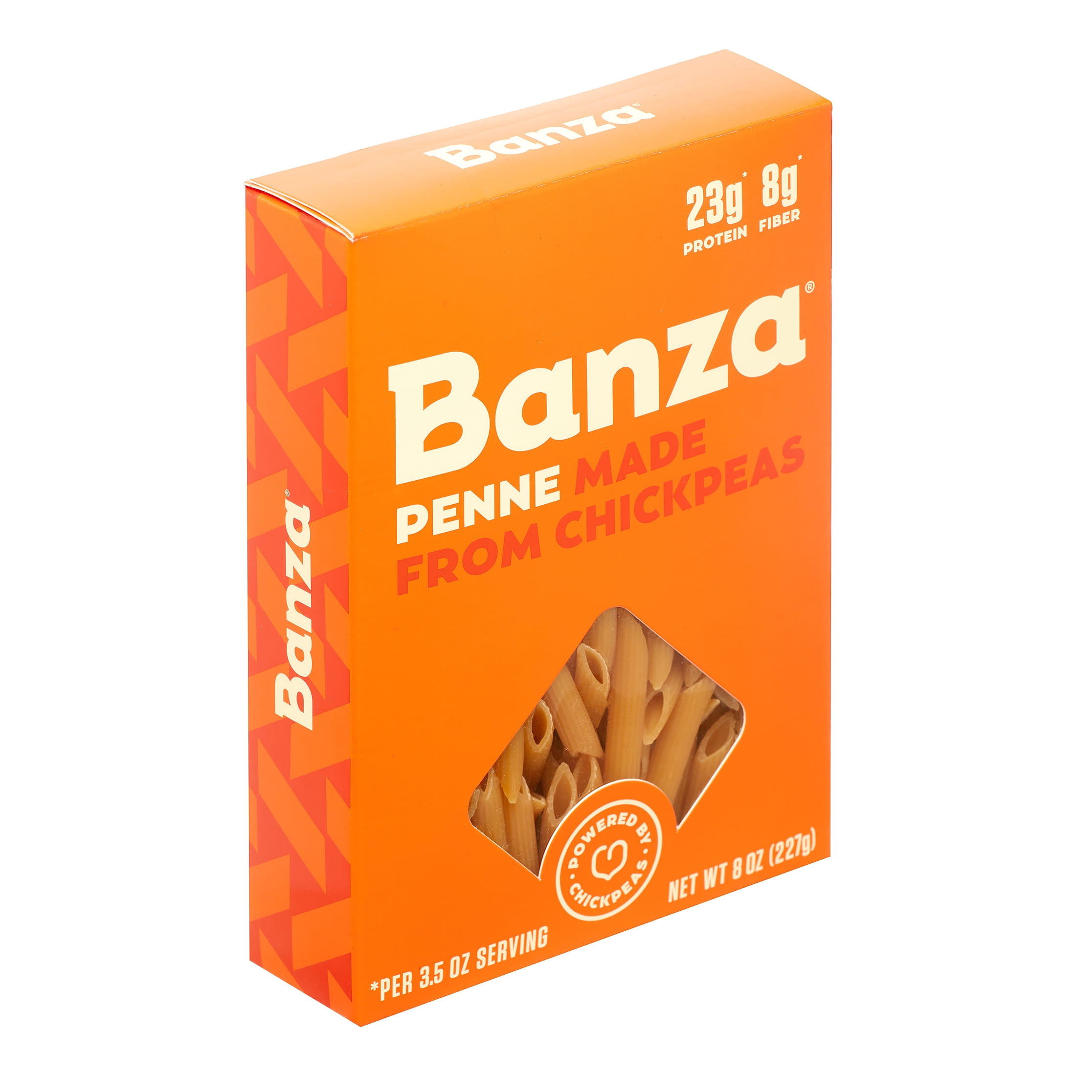 (6 pack) Banza Penne Pasta from Chickpeas - Gluten Free, High Protein, and Lower Carb Shelf-Stable Protein Noodles, 8oz