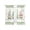 Green White, variant on Easter Sheer Curtains 72 Inch Length 2 Panels Set Window Treatments, Spring Gnomes Floral Bunny Eggs Green Lattice Rod Pocket Semi Curtains for Living Room/Bedroom/Kitchen Décor, 104"W x 72"L