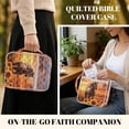 thumbnail image 5 of Yuyamidu Horse Bible Cover Case for Women Sunflowers Bible Cover Bag Quilted Bible Carrying Case Study Supplies Accessories Christian Gifts for Women, 5 of 8
