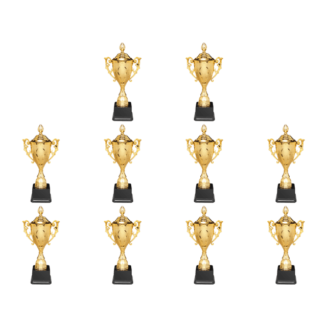 Trofeo Plástico Dorado Con Tapa Copa Dorada 8 5 Pulgadas Deportivo para Carreras Juegos