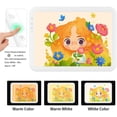 thumbnail image 4 of TOHETO Rechargeable A4 LED Light Box for Tracing, Wireless Light Drawing Board up to 8860 Lux Super Bright Light Pad for Cricut Weeding Vinyl, 4 of 8