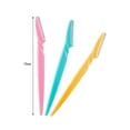thumbnail image 2 of Eyebrow Razor, 12Packs Makeup Tools Portable Shavers Trimmers Facial Hair Knife Remover(Random Color), 2 of 5