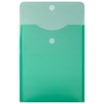thumbnail image 2 of JAM Paper Hook & Loop Plastic Envelopes, 9 3/4 x 11 1/2, Green, 12 per Pack, 2 of 2