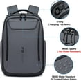 thumbnail image 3 of FENRUIEN Business Laptop Backpack for Men, Water Resistant Tech Travel Bag with USB Charger, Fits 15.6 Inch Computer,, 3 of 12