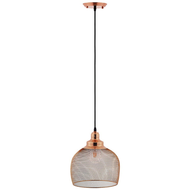 Industrial Country Cottage Farm Beach House Living Lounge Kitchen Room Pendant Ceiling Light Fixture Metal Steel Gold Rose Com - Rose Gold Kitchen Ceiling Lights
