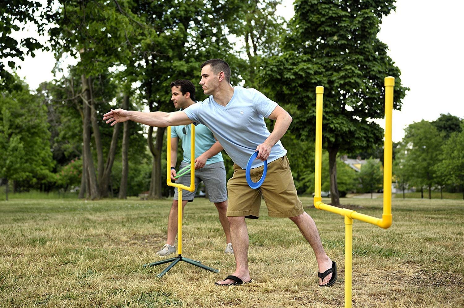 First-N-Ten Football Frisbee Backyard Lawn Game