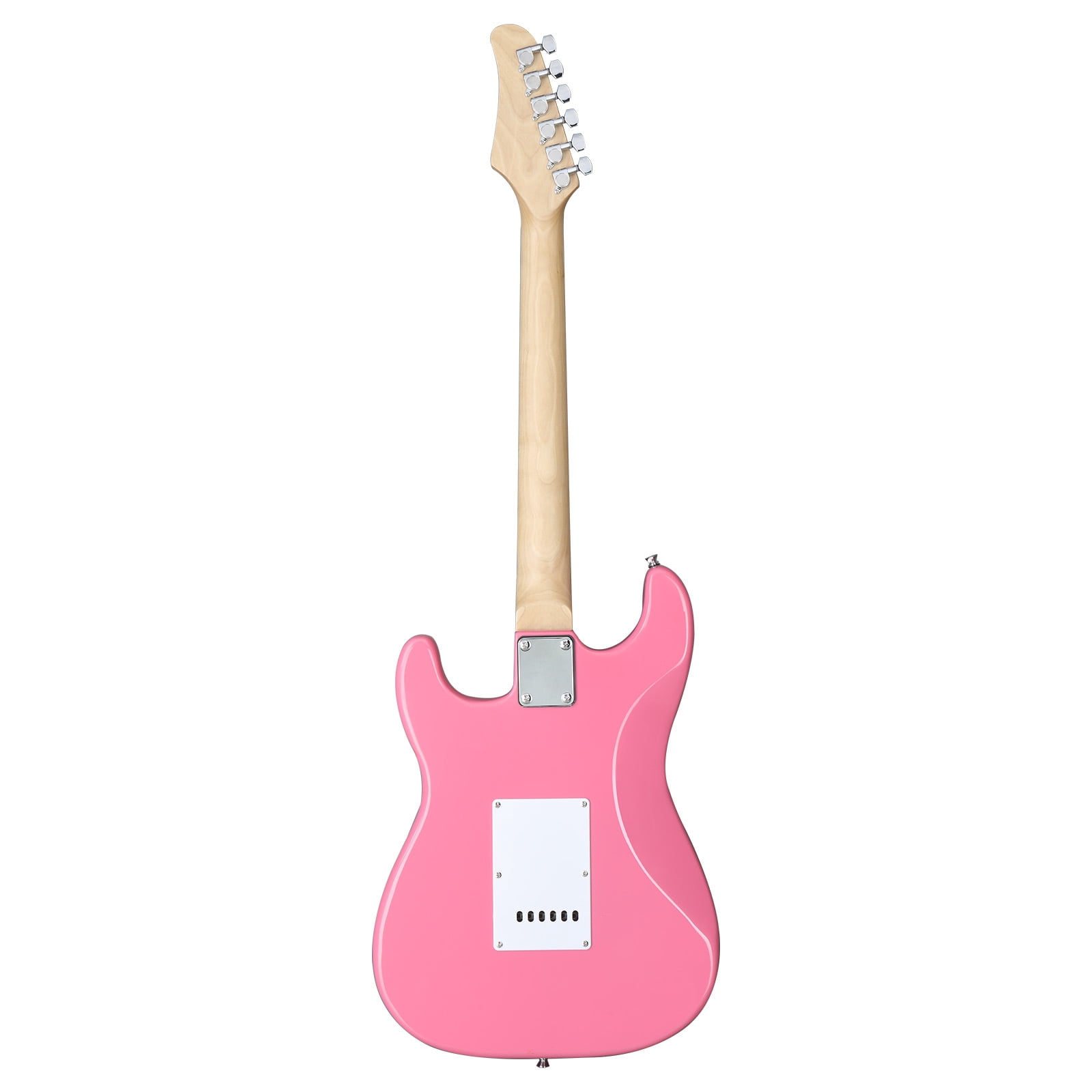 H-S-S Pickup Electric Guitar Kit with 5W AMP Bag Guitar Strap Strings Rose Red