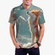 thumbnail image 1 of Fotbe Starry Sky Cloud Fox Camiseta Polo de Golf para Hombre con Estampado – Camisa Deportiva Transpirable con Cuello Abotonado-Large, 1 of 6