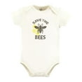 thumbnail image 3 of Touched by Nature Organic Cotton Bodysuits, Planet B, 6-9 Months, 3 of 7