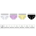 thumbnail image 2 of Jumpingount 5 piezas de ropa interior de mujer de cintura alta sin costuras, bragas simples, cintura elástica, calzoncillos, abertura de pierna Ropa interior Negro 3XL, 2 of 6