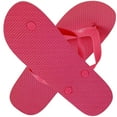 thumbnail image 5 of 50 Pairs of Bulk Wholesale Flip Flop Sandals for Women, Weddings, House Guests, Indoor and Backyard Outdoor – 50 Pairs of Flexible Flip Flop Sandals for Women in Hot Pink, 5 of 7