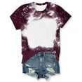 thumbnail image 4 of hotojiny Tops for Women Trendy Tie Dye Loose Fit Short Sleeve Casual Shirt Oversized Crew Neck Tunic Tee Streetwear, 4 of 6