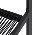 thumbnail image 6 of Bowery Hill Dining Set in Black Glass/Powder-Coated Steel/PVC Hollow Rattan, 6 of 12