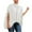 White, variant on 2026 Items under $5 asdoklhq Juniors Plus Tops & T-Shirts,Women's Turtleneck Comfortable Turtleneck Round Neck Loose Doll Sleeve Shirt