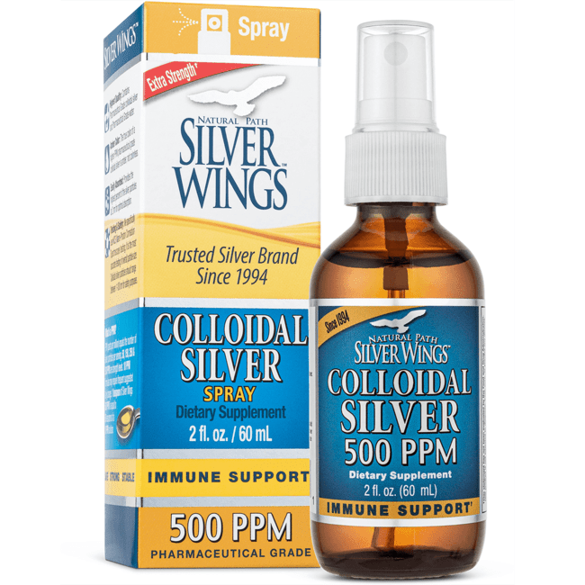 Natural Path Silver Wings Colloidal Silver Spray - Extra Strength