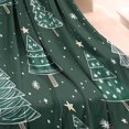 thumbnail image 3 of Dark Green Christmas Tree Pattern Blanket,Comfortable Soft Flannel Throw Blanket,All Season,Warm Lightweight Blankets for Sofa Bed Couch Living Room Chair,30"x40", 3 of 4