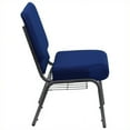 thumbnail image 3 of Bowery Hill Church Stacking Guest Chair in Navy Blue, 3 of 4