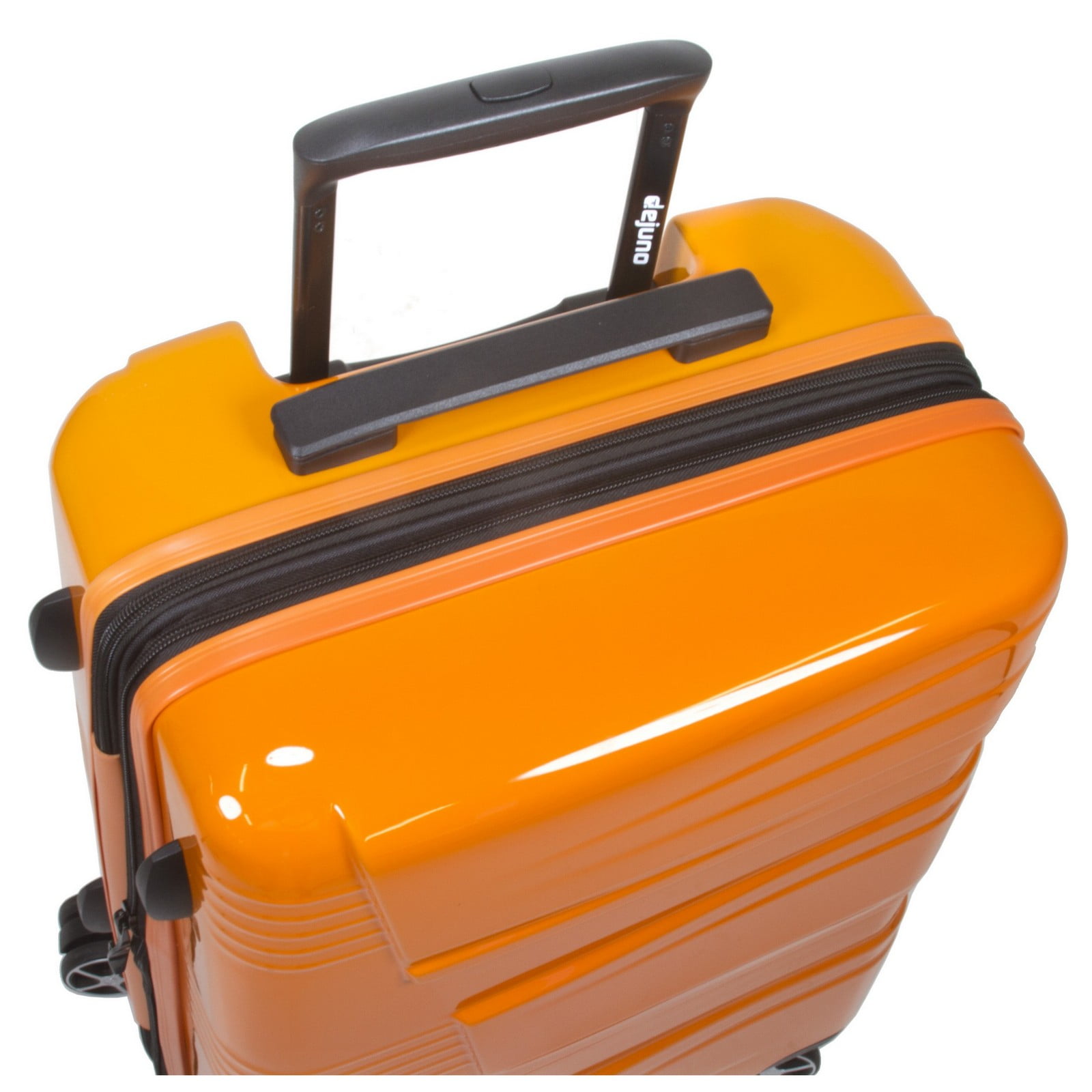 Dejuno Lumos Hardside 3-Piece Expandable Spinner Luggage Set - Orange