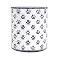 thumbnail image 2 of Shelter 18.5" White Bone Inlay Paw Print Side Table, 2 of 5