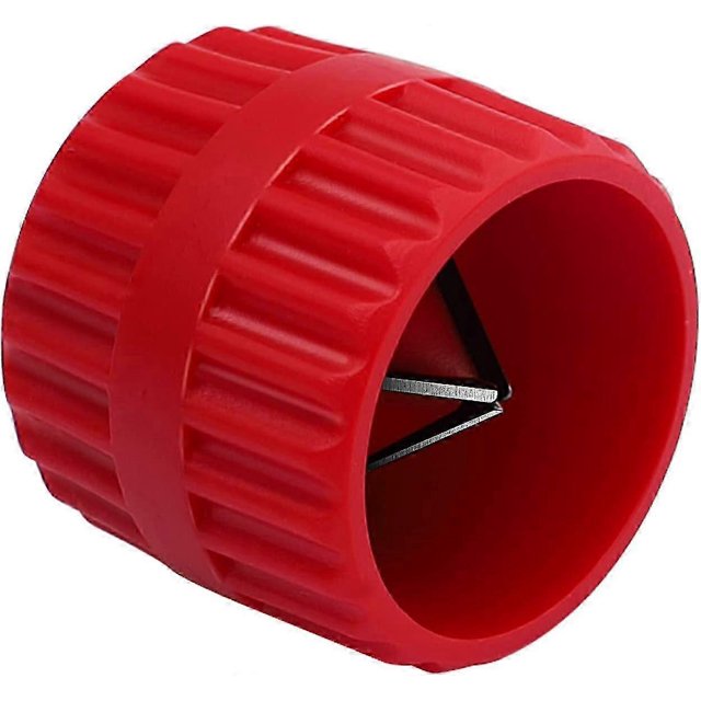 Copper Deburrer,Universal Multi-Layer Deburrer with Hardened Steel Blades Durable PVC Outer 5mm-38mm Inner:3mm-38mm