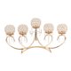 thumbnail image 1 of s dorado decorativo de 5 brazos Gloria candelabro, 1 of 9