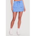 thumbnail image 3 of Women's Toggle Drawstring Hem Cargo Pocket Mini Skirt, 3 of 4
