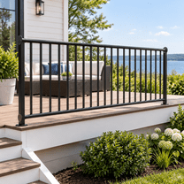 Whit Porch Railing Stainless Steel 6ft X 36 In Porch And Deck Railing Kit - Walmart.com
