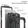 thumbnail image 6 of Case for iPad (A16) 11th Gen 2025/ iPad 10th Gen 10.9 Inch 2022 with Screen Protector, 360 Degree Rotating Kickstand Hand Strap Shockproof Cover with Shoulder Strap, Black, 6 of 7