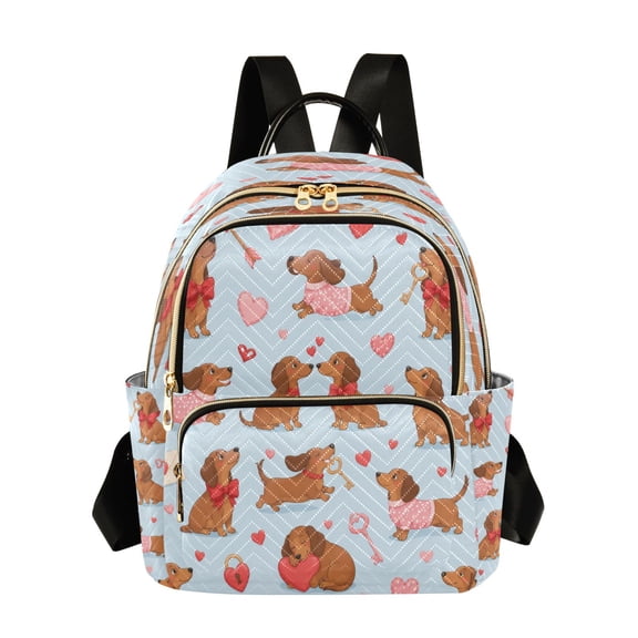 Quilted Backpack Fashion Backpack 10.23*5.11*12.59 Inch Women's Fashion Backpack Picnic Shopping Travel Out Sports backpack Brown Gog Cute