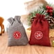 thumbnail image 4 of Calendario de Adviento para llenar bolsa de tela, 1-24 pegatinas de números de Adviento bolsa de regalo de arpillera calendario de Navidad juego de artesanía bolsa de arnés de relleno con cordón Adepaton LN-1575, 4 of 6