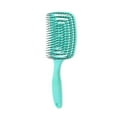 thumbnail image 3 of Minnieouse Peine para el cabello, cepillo de masaje, herramienta de estilismo, goma ABS, agarre práctico, multicolor, multipropósito, operación Cuidado del cabello Azul, 3 of 6