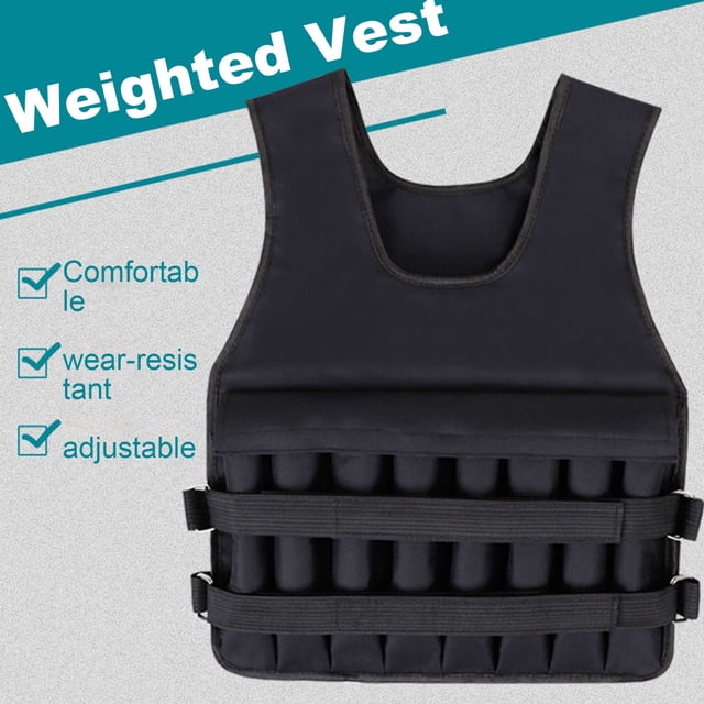 Adjustable Weighted Training Vest for Enhanced Fitness Workouts and Endurance Running
