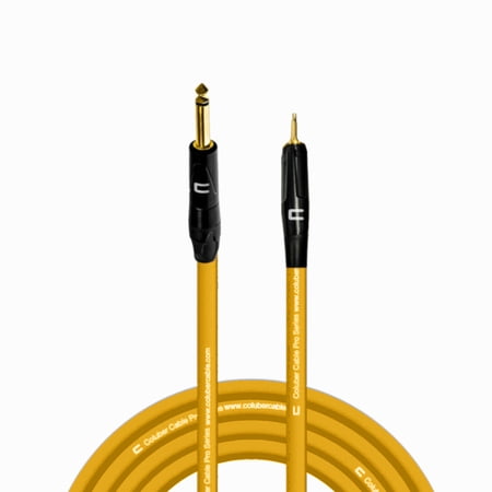 Coluber Cable 1/4" TS Male to 3.5 TS Male - Pro 3-Pin Microphone Connector