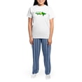 thumbnail image 4 of CafePress - Nitrox Shark Women's Light Pajamas - Women's Short Sleeve Print T-Shirt and Pants Light Cotton Pajama Set, 4 of 7