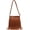 A-brown, variant on Women's Hobo Bag Leather Shoulder Crossbody Bag Fashion Tassel Purse Handbag Totes Bohemian Style Satchels