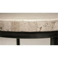 thumbnail image 6 of Bowery Hill End Table Coffee Accent Table Round in Metal - Stone, 6 of 10