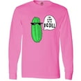 thumbnail image 3 of Inktastic I'm Kind of a Big Dill Pickle with Sunglasses Long Sleeve T-Shirt, 3 of 5