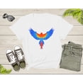 thumbnail image 2 of Cute Flying Colorful Parrot Topic Exotic Bird Art Design T-Shirt Parrot Lover Gift T Shirt for Men Women Kids Boys Girls Graphic Tshirt, 2 of 7