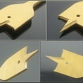 thumbnail image 6 of SENRISE Flat Wood Spade Drill Bit Hole Cutter Woodworking Carbon Steel Titanium Gold 6mm, 6 of 7