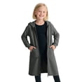 thumbnail image 3 of Shadoumai Girls Long Sleeve Zip Up Hooded Sweatshirt Outerwear Cozy Fleece Lined Jacket For Autumn Winter, 3 of 6