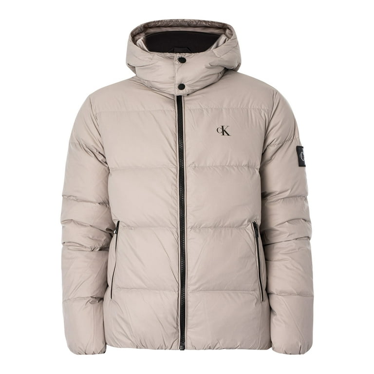 Calvin Klein Jeans Essentials Down Jacket, Beige - Walmart.com Calvin Klein Jeans Essentials Down Jacket, Beige - Walmart.com