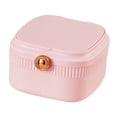 thumbnail image 1 of Caja de viaje para joyas Estuche para joyas Organizador de joyas Caja de almacenamiento portátil para joyas Rosa, 1 of 9
