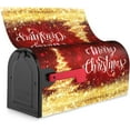 thumbnail image 6 of Mailbox Covers Merry Christmas Red Gold Magnetic Letter Post Box Cover Standard Size 21 x 18 Inch Garden Yard Home Decorative, 6 of 6