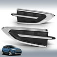 thumbnail image 3 of Pair Fender Vent Insert Molding Plate Kit Black L&R Fit For 2017-2019 Ford Escape, 3 of 10