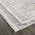 thumbnail image 4 of Hauteloom Muricay Living Room, Bedroom Area Rug - Farmhouse - Charcoal, Cream, Peach - 8'10" x 12', 4 of 15