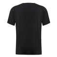 thumbnail image 5 of Shirts for Men Mens Fashion Casual Front Placket Basic Short Sleeve Henley T-Shirts Ndbuld Men Casual Round Neck Patchwork Pullover Fitness Sports Shorts Sleeves T Shirt Blouse Red L, 5 of 5