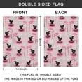 thumbnail image 4 of Pink Halloween Black Cats Ghosts and Pumpkins Fall Garden Flags 12.5"x18" Double Side,Small Yard Flags for Outside,Outdoor Fall Decor,Autumn Funny Garden Flag Yard Decoration, 4 of 4