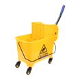 thumbnail image 2 of Cubo Para Fregona, Escurridor De Prensa Lateral De 20L, Cubo Para Fregona Comercial Con Ruedas Y Para Limpieza De Suelos, 2 of 7