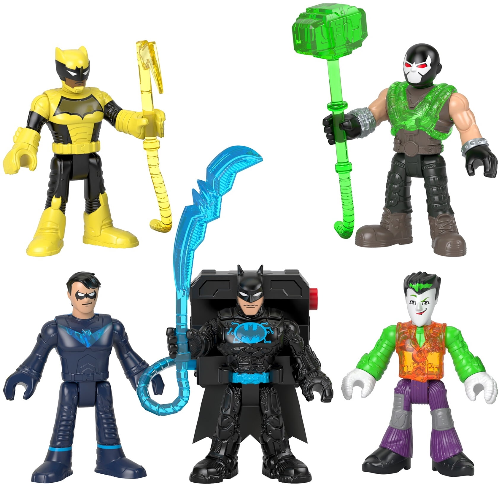 Lot 10 Pcs BOYS toys DC Super Friends Imaginext 2.5" Batman Fisher price comics 